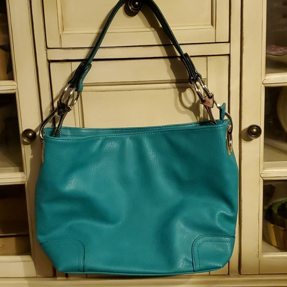 Alyssa Handbags - Alyssa Store hobo 2 turquoise handbag